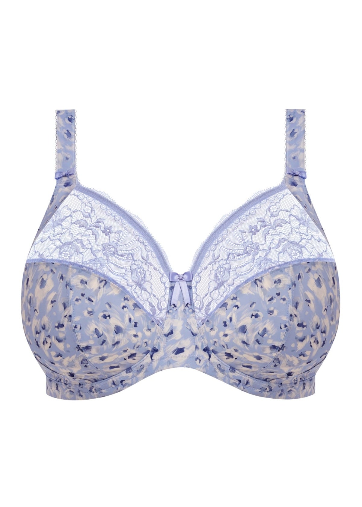 elomi Morgan Blue Leopard Stretch Banded Bra