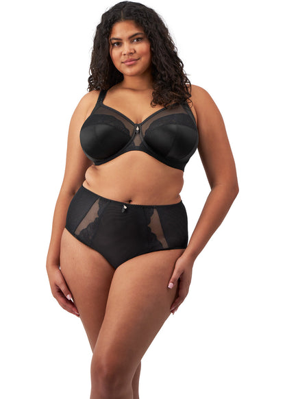 elomi Cate Allure Black Full Cup Banded Bra