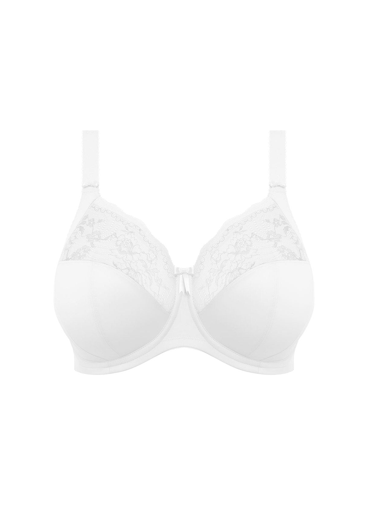 elomi Morgan White Stretch Banded Bra