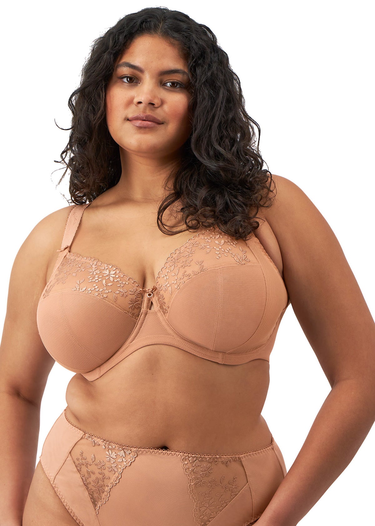 elomi Zarla Cafe Au Lait Stretch Banded Bra