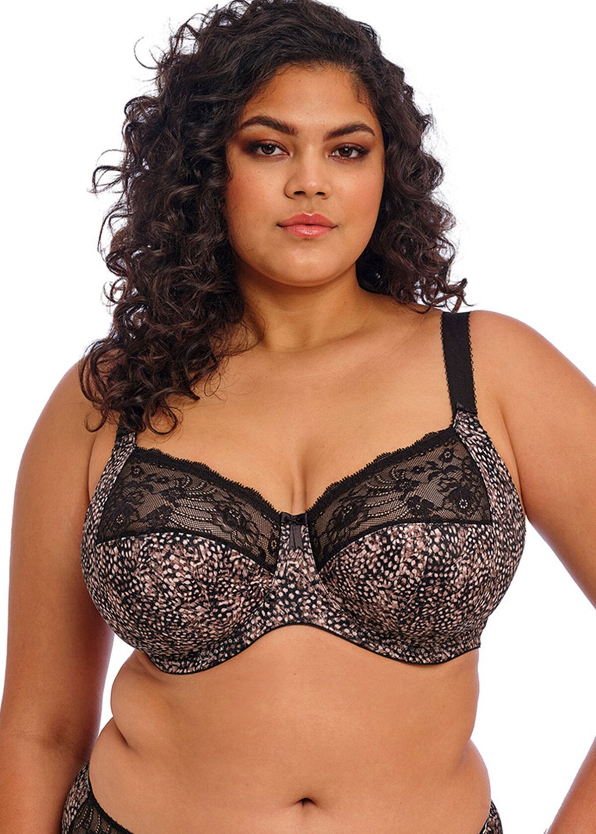 elomi Morgan Ebony Stretch Banded Bra