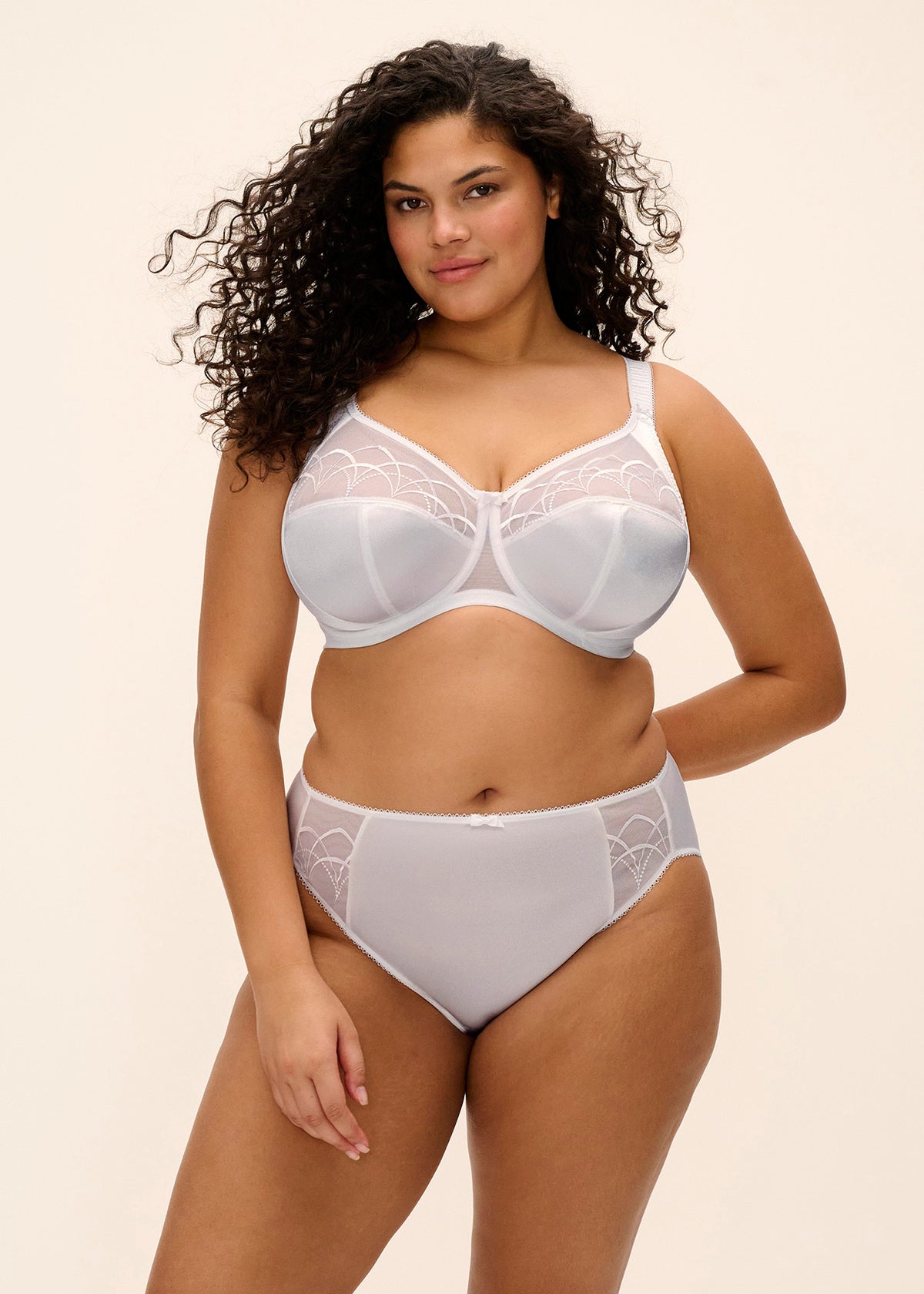 elomi Cate White Full Cup Banded Bra