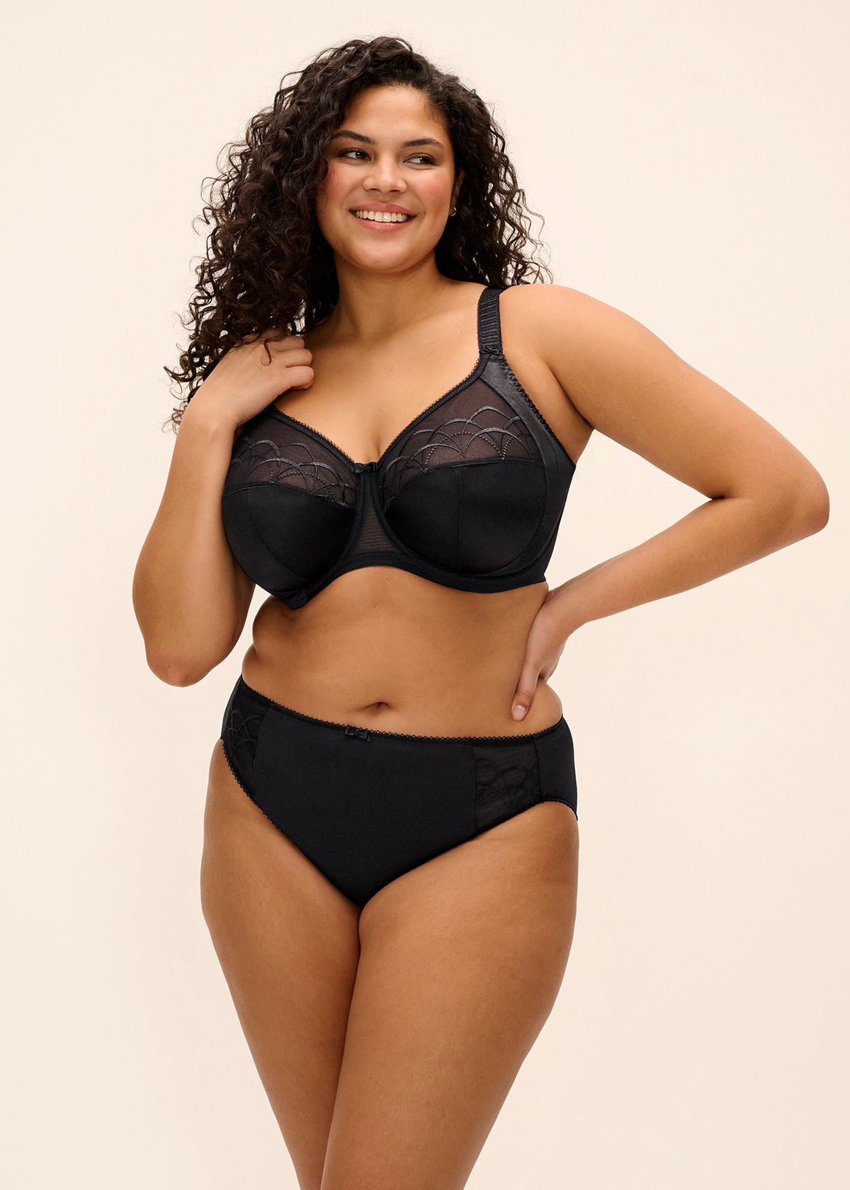 elomi Cate Black Full Cup Banded Bra