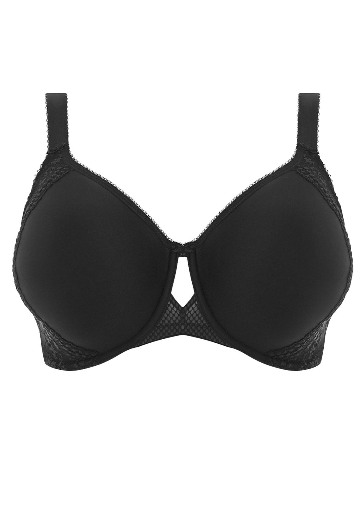 elomi Charley Black Bandless Spacer Molded Bra