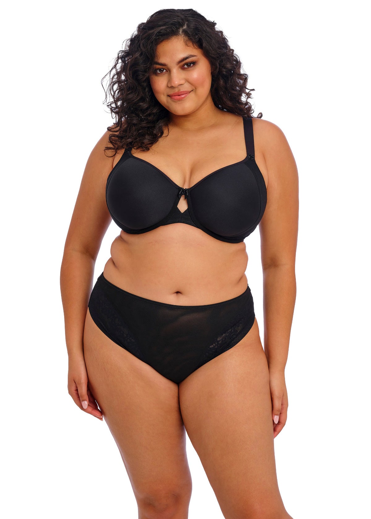 elomi Nerina Black Spacer Molded Bra