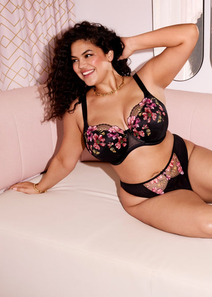 elomi Teagan Rainbow Padded Half Cup Bra