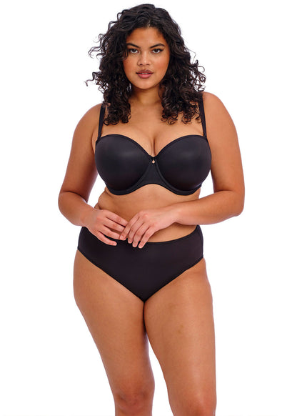 elomi Smooth Black Molded Strapless Bra