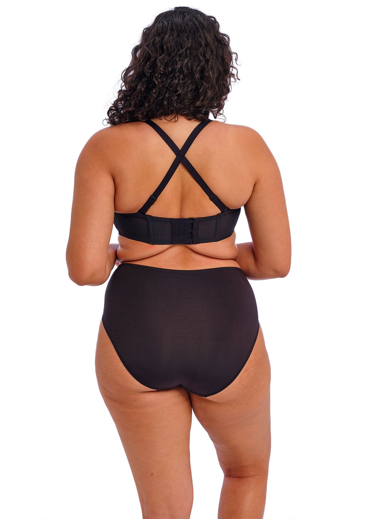elomi Smooth Black Molded Strapless Bra