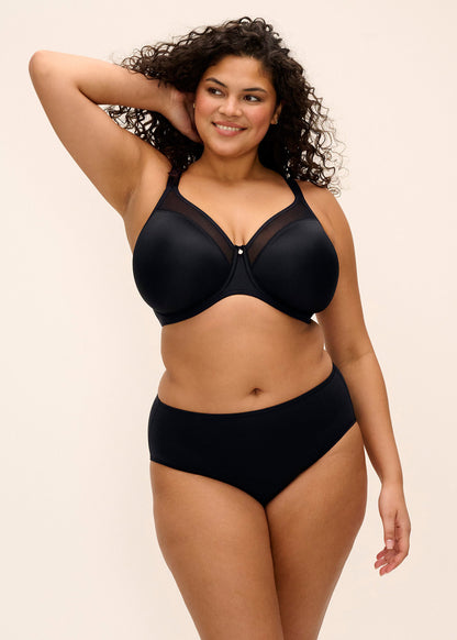elomi Smooth Black Molded Bra