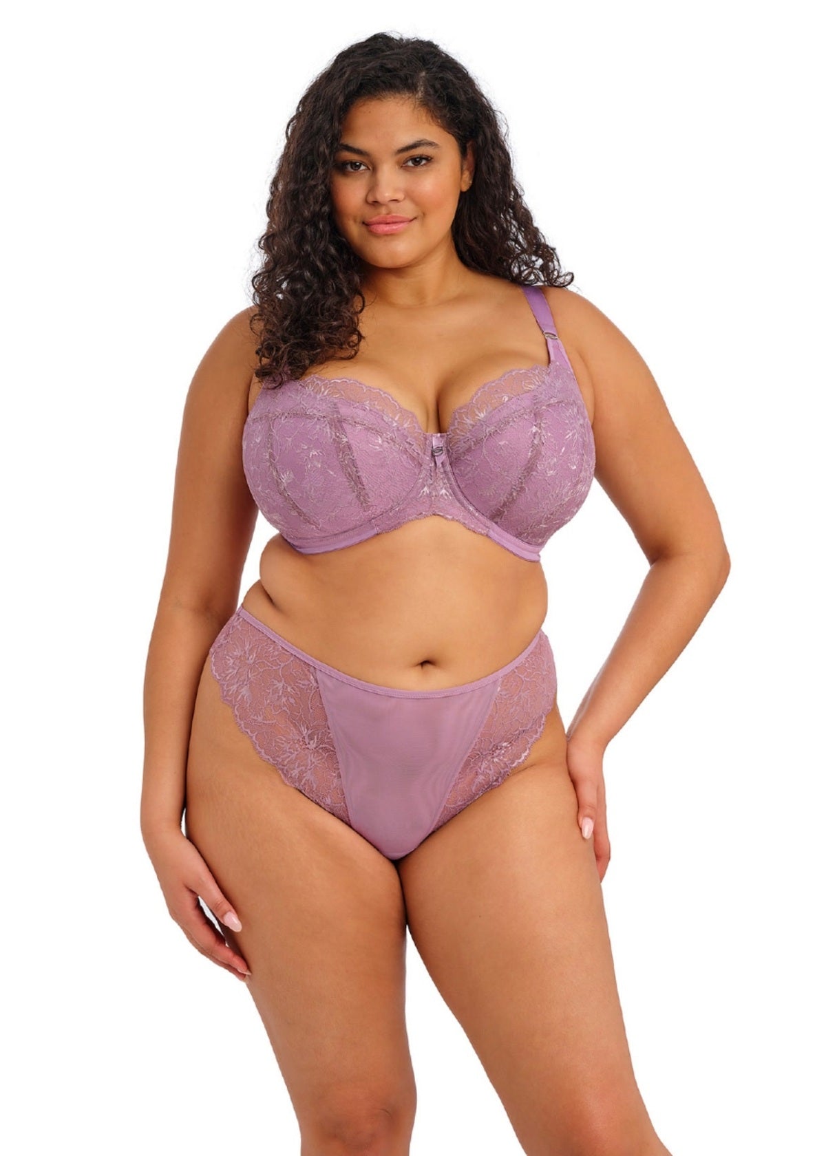 elomi Brianna Heather Padded Half Cup Bra