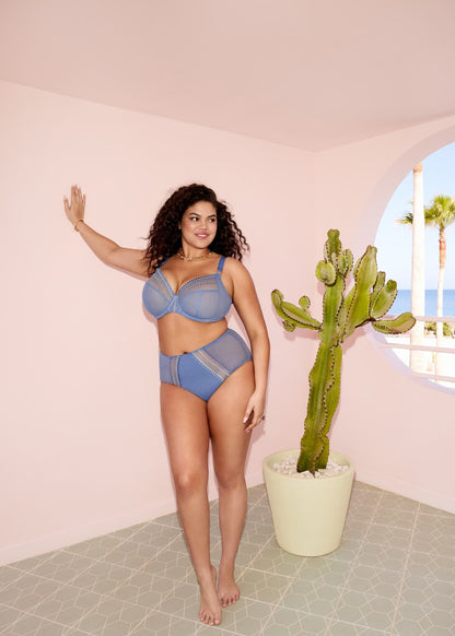 elomi Matilda Lunar Blue Plunge Bra
