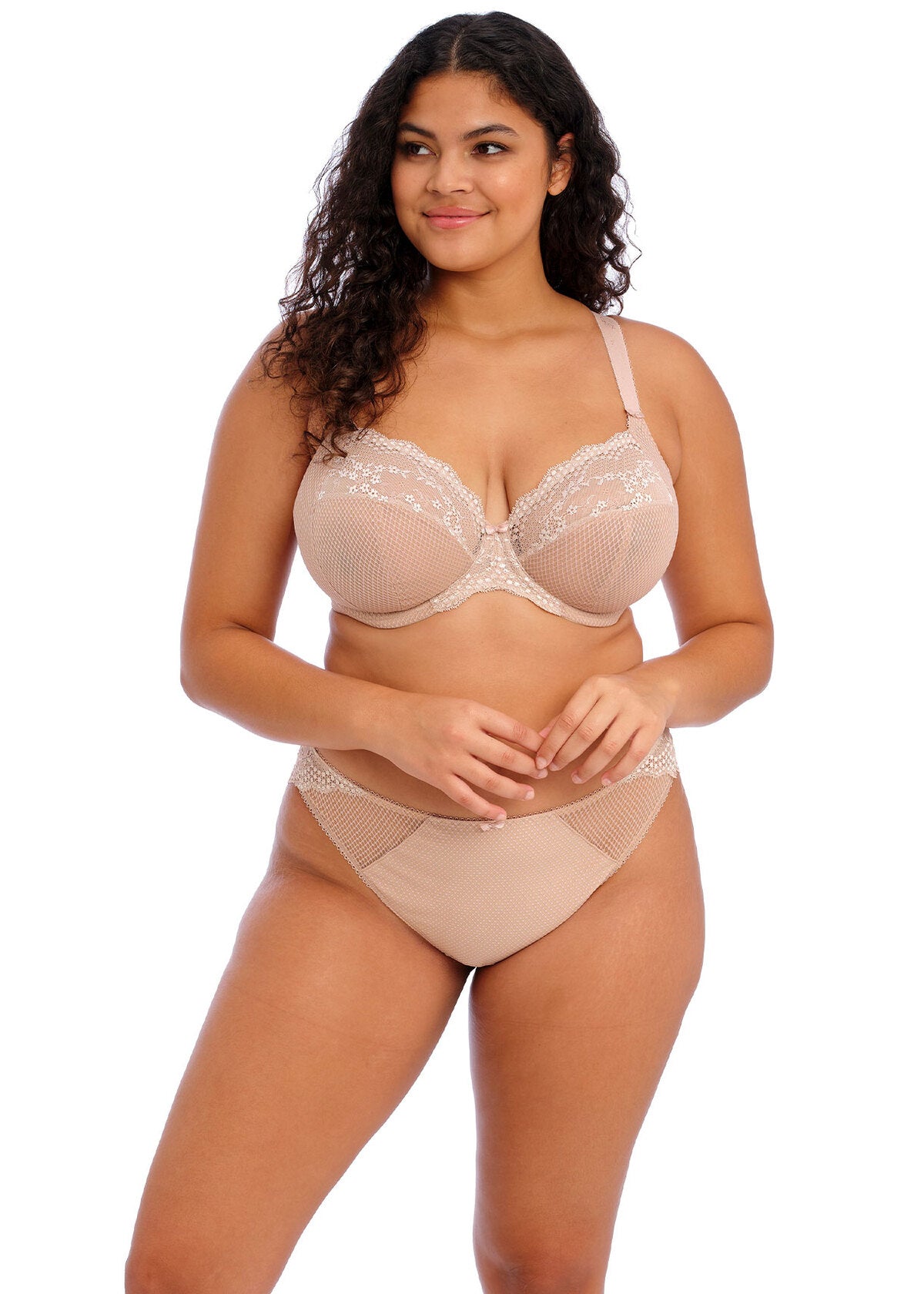 elomi Charley Fawn Stretch Plunge Bra
