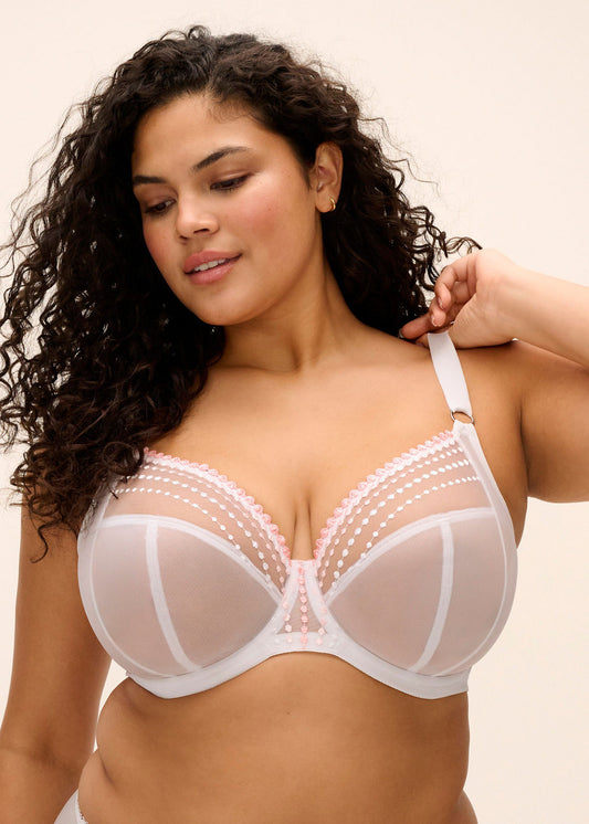 elomi Matilda White Plunge Bra