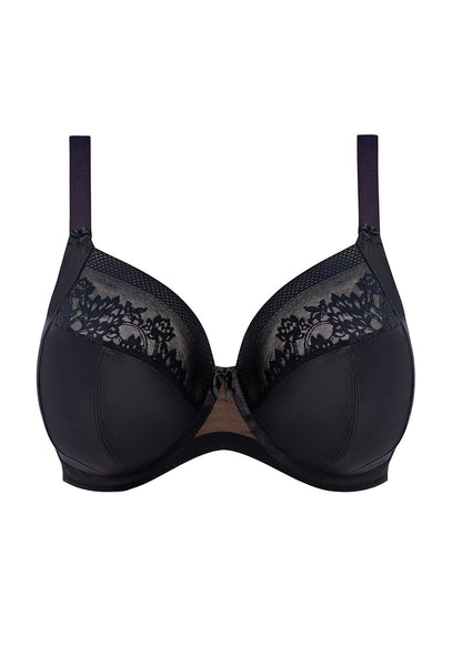 elomi Nerina Black Stretch Plunge Bra