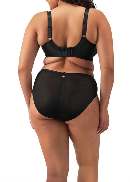 elomi Teagan Black / Almond Plunge Bra