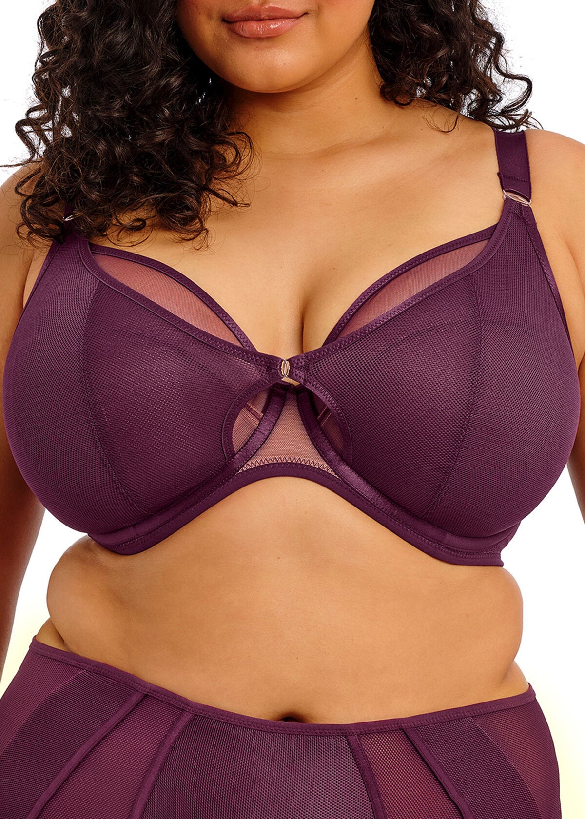 elomi Kintai Blackberry Plunge Bra