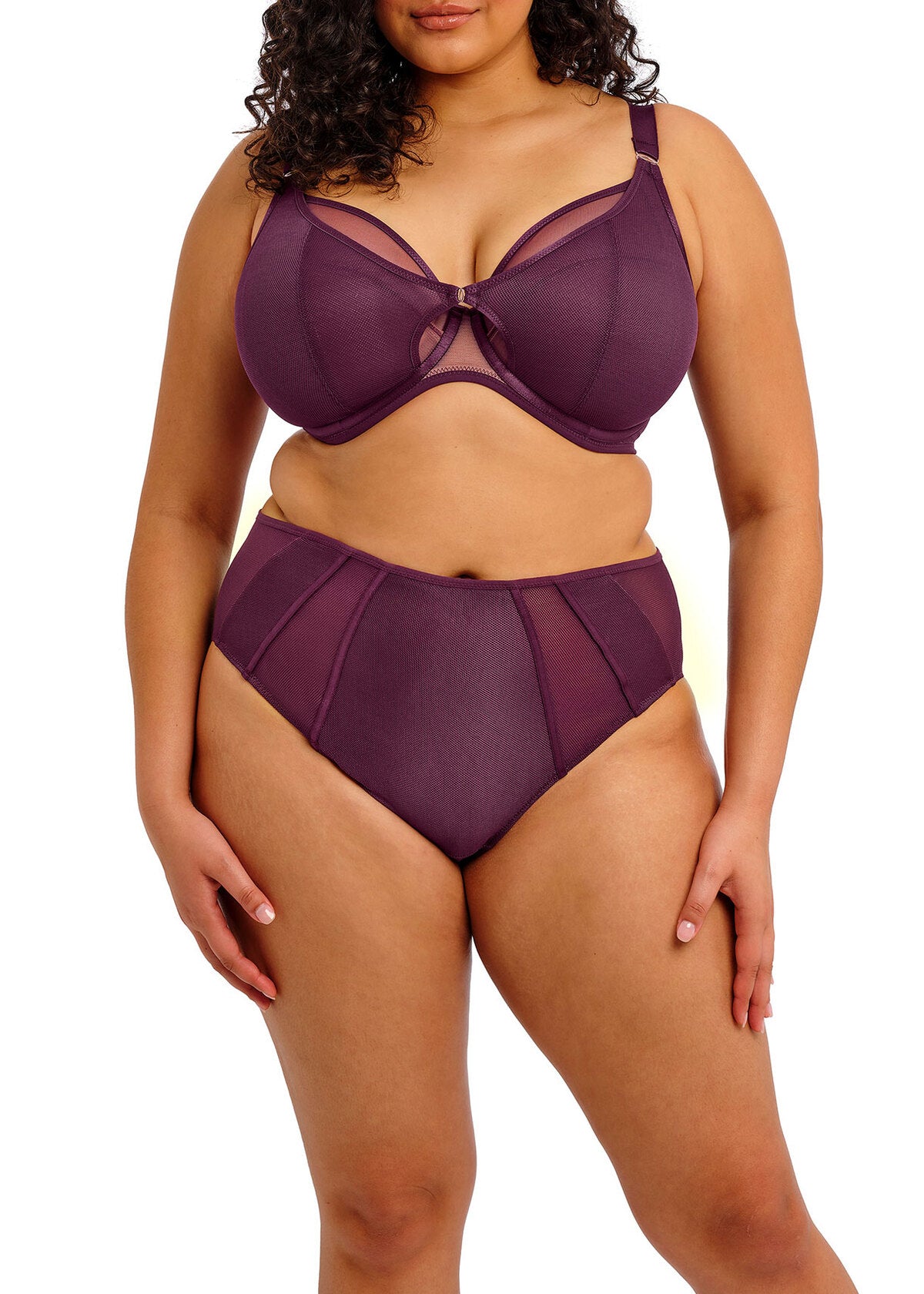 elomi Kintai Blackberry Plunge Bra