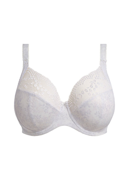 elomi Lucie White Stretch Plunge Bra