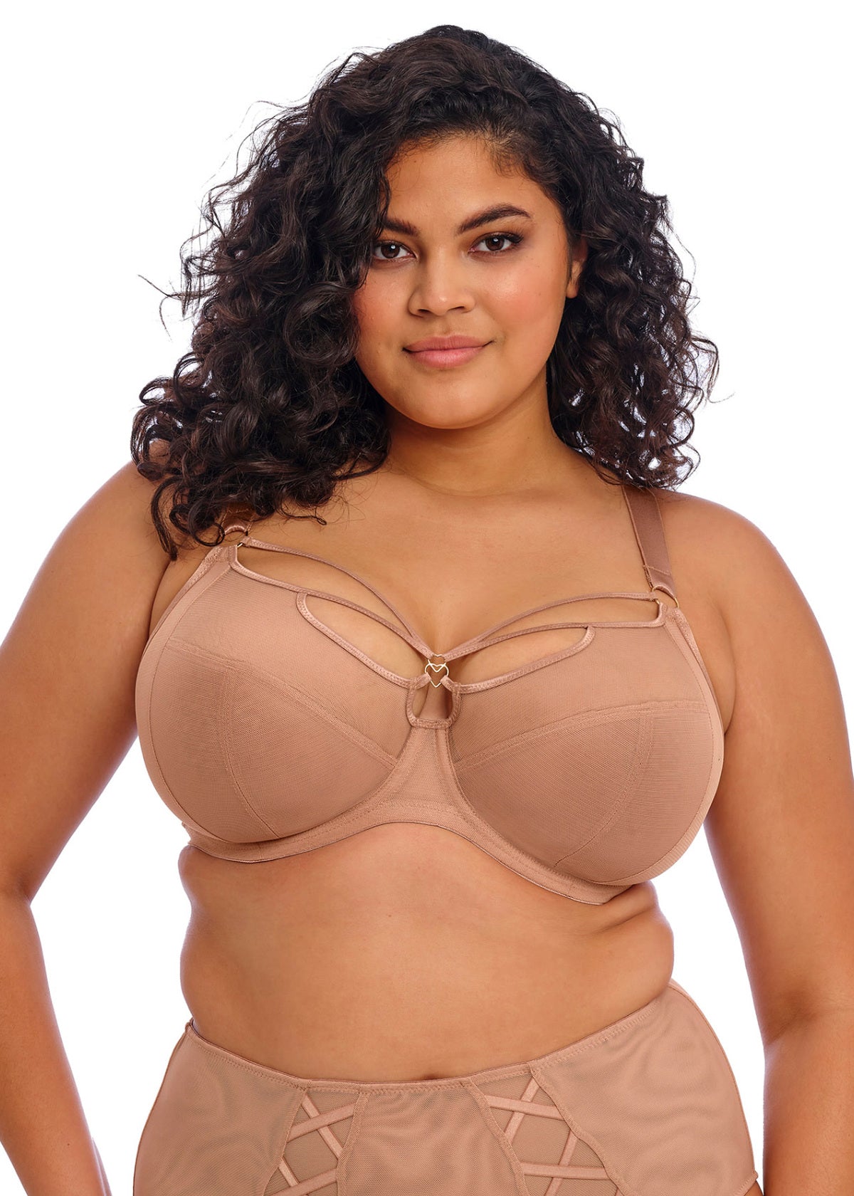 elomi Sachi Cafe Au Lait Plunge Bra