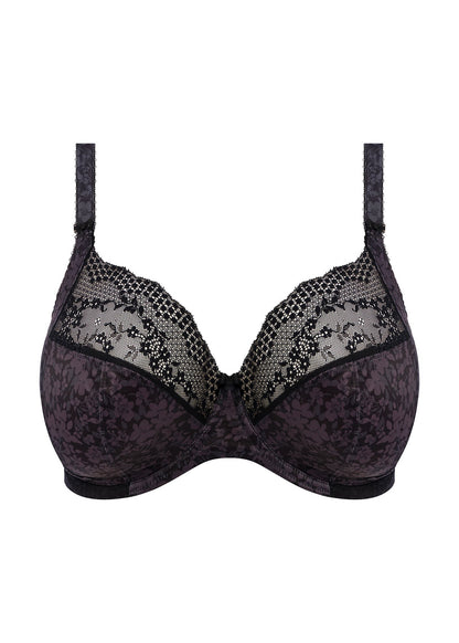 elomi Lucie Black Stretch Plunge Bra