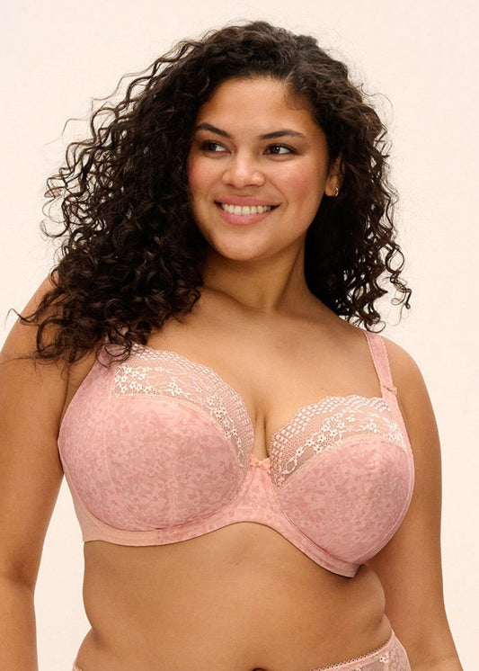 elomi Lucie Pale Blush Stretch Plunge Bra