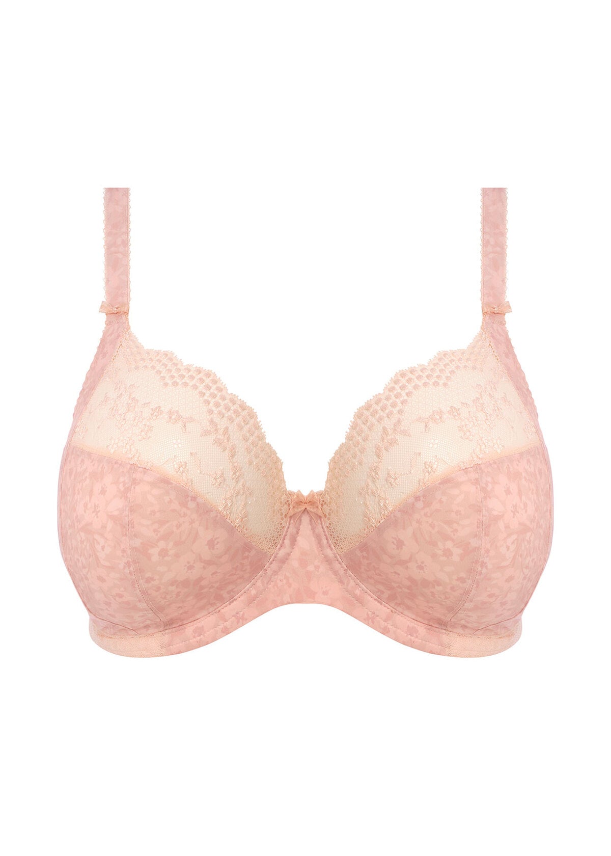 elomi Lucie Pale Blush Stretch Plunge Bra