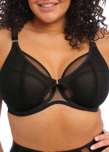 elomi Kintai Black Plunge Bra