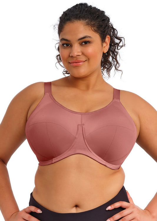 elomi Energise Rosewood Sports Bra