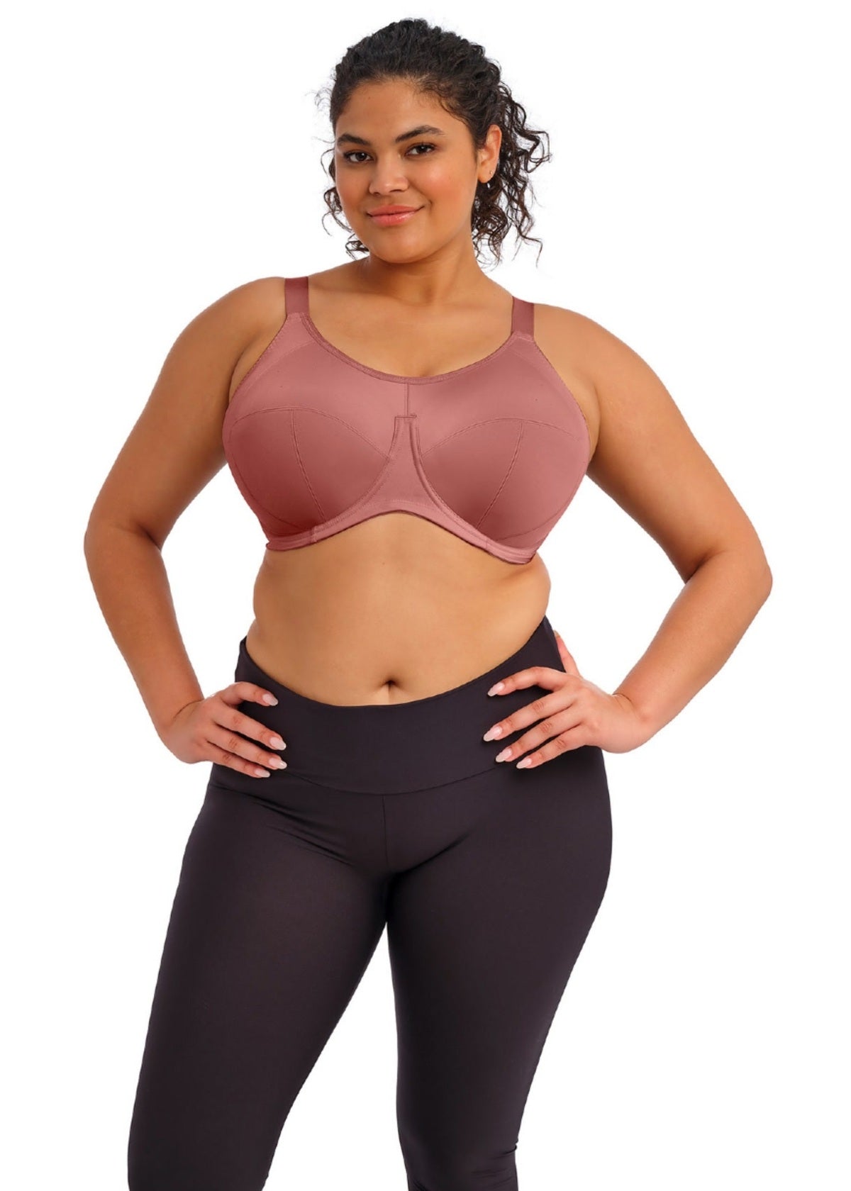 elomi Energise Rosewood Sports Bra
