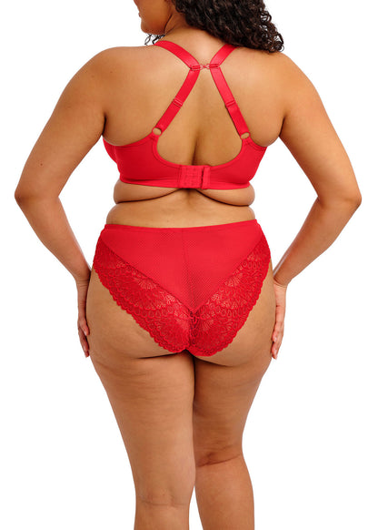 elomi Tiernie Red Stretch Plunge Bra