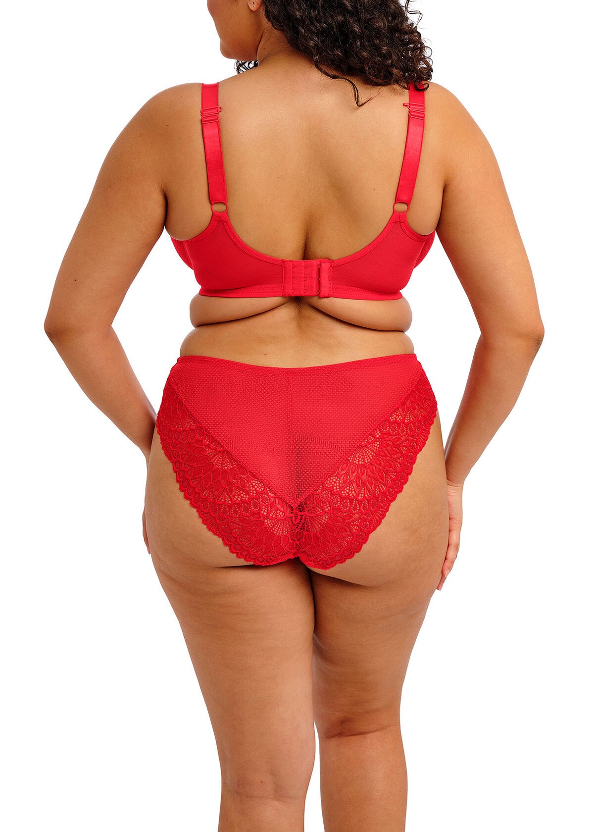 elomi Tiernie Red Stretch Plunge Bra
