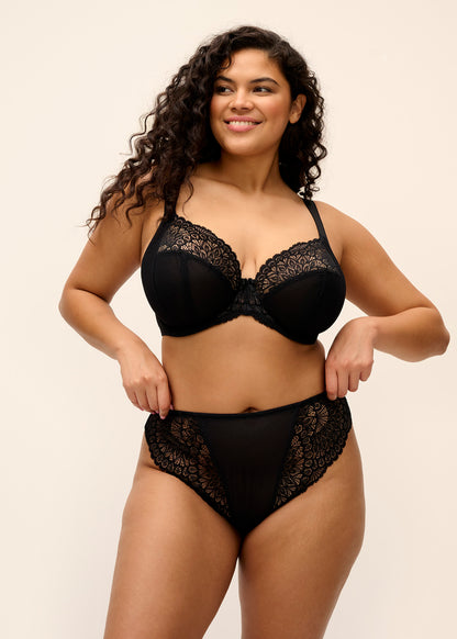 elomi Tiernie Black Thong