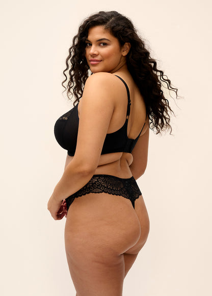elomi Tiernie Black Thong