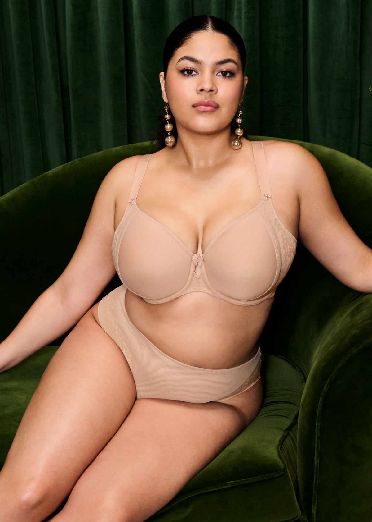 elomi Nerina Sahara High Leg Brief