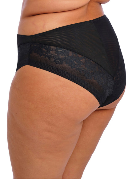 elomi Nerina Black High Leg Brief
