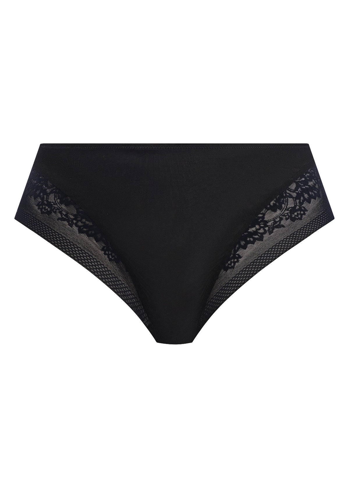 elomi Nerina Black High Leg Brief