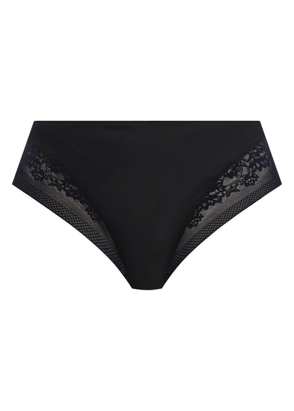 elomi Nerina Black High Leg Brief