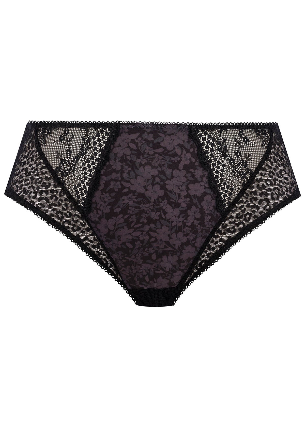 elomi Lucie Black High Leg Brief