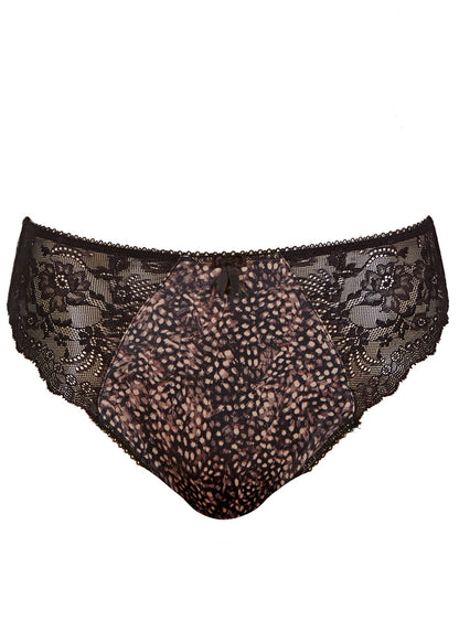 elomi Morgan Ebony Brief