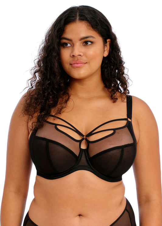 elomi Sachi Black Plunge Bra