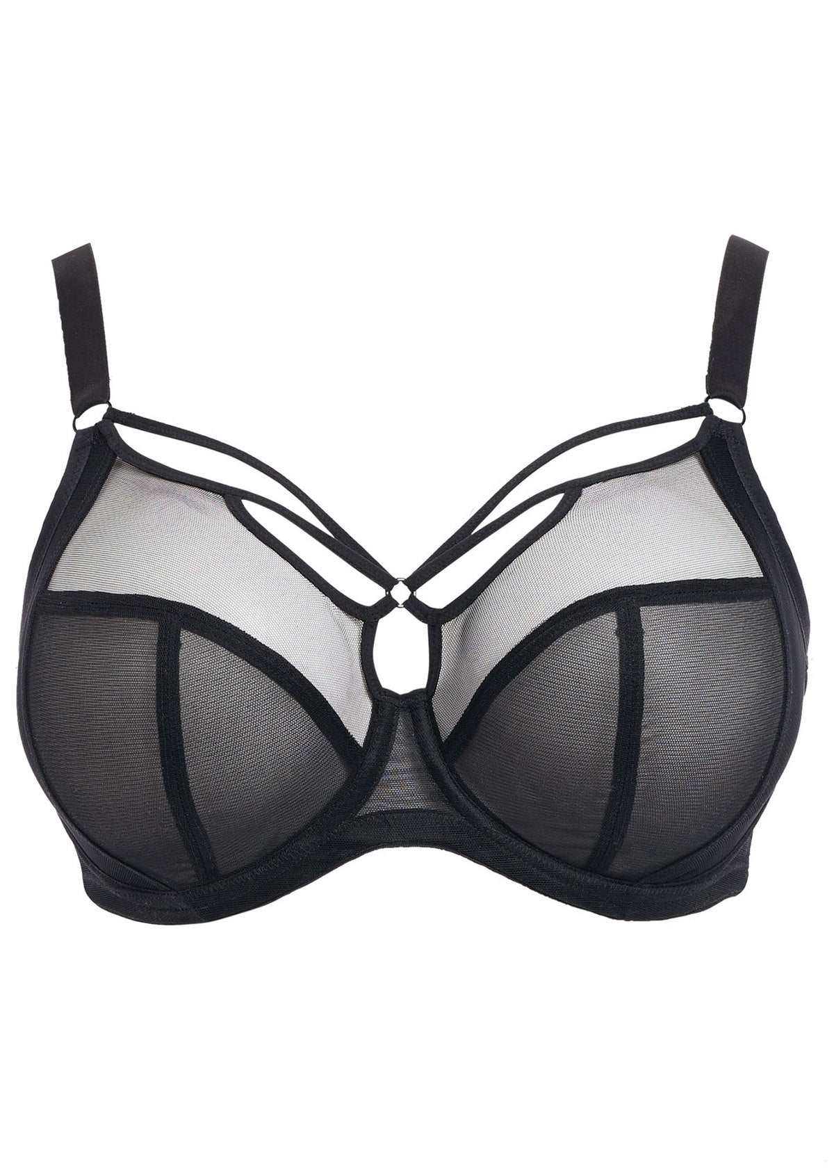 elomi Sachi Black Plunge Bra