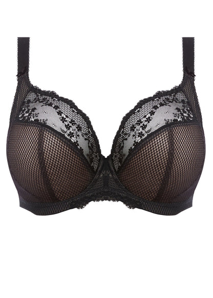 elomi Charley Black Stretch Plunge Bra