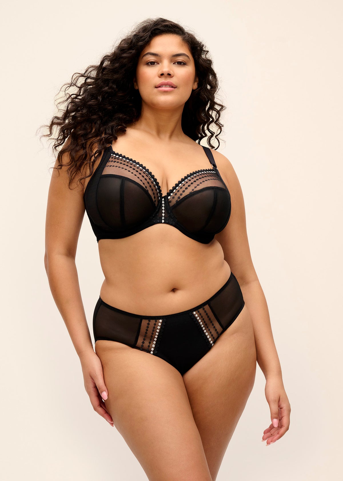 elomi Matilda Black Plunge Bra