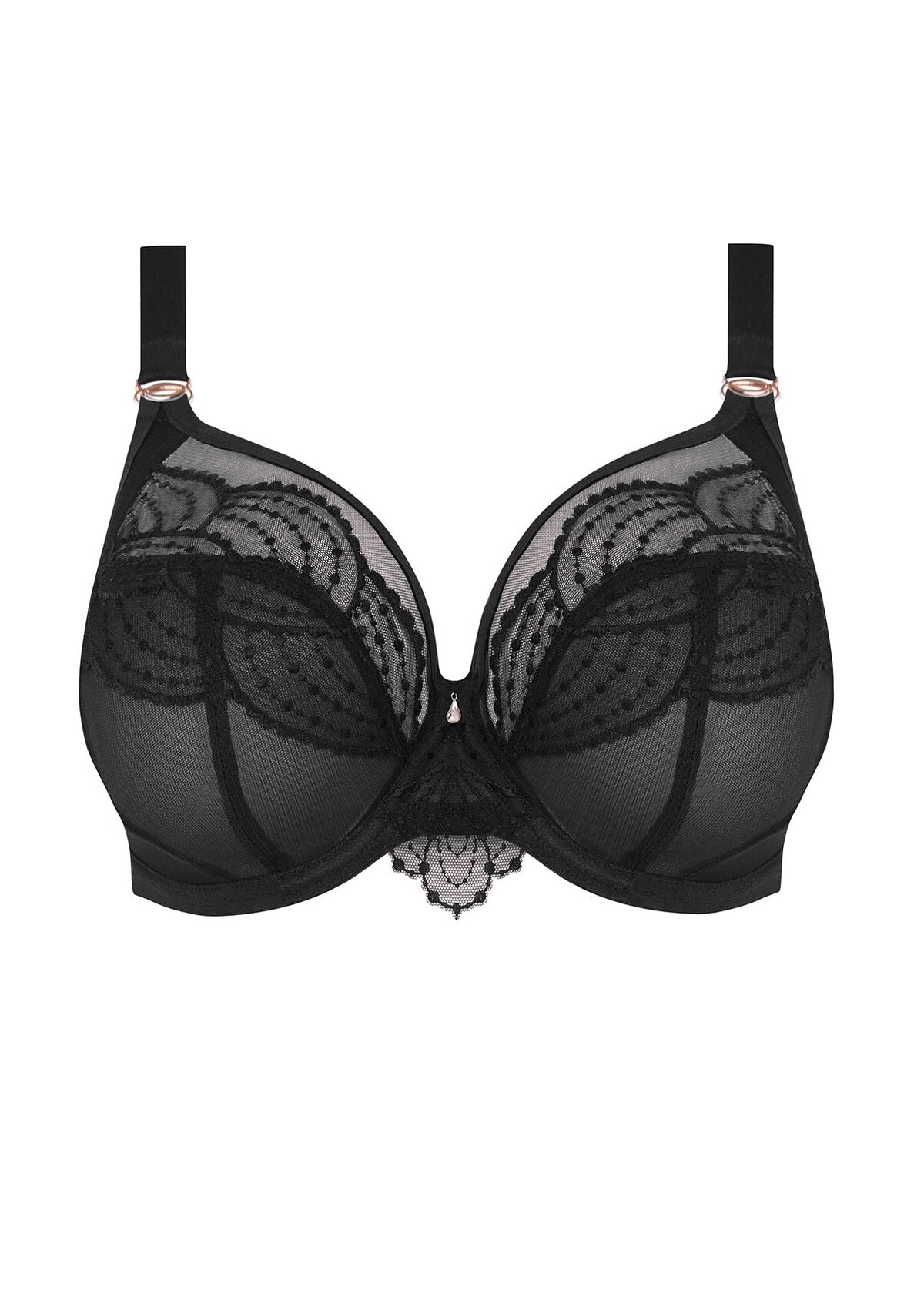elomi Priya Black Plunge Bra