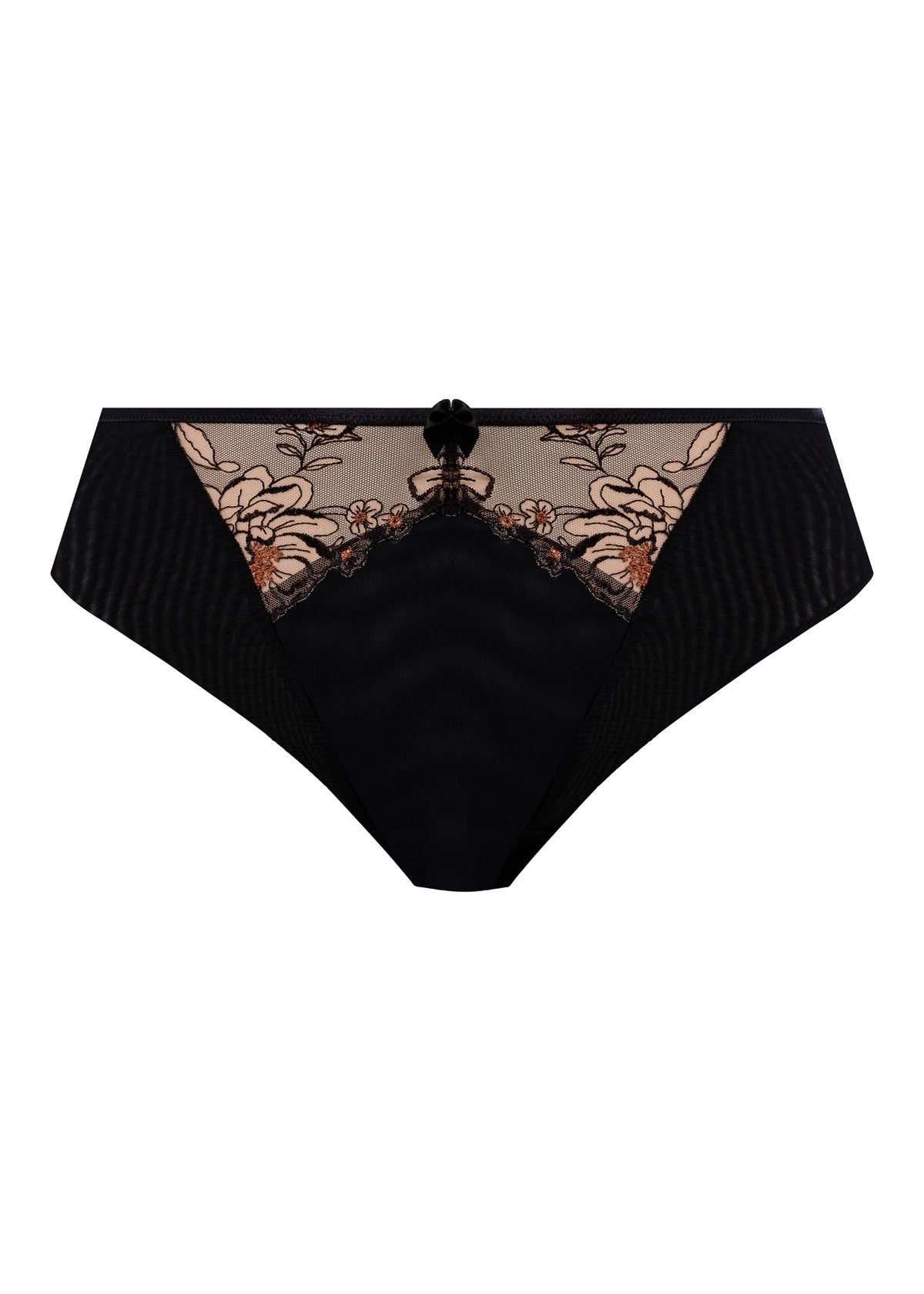 elomi Teagan Black / Almond Thong