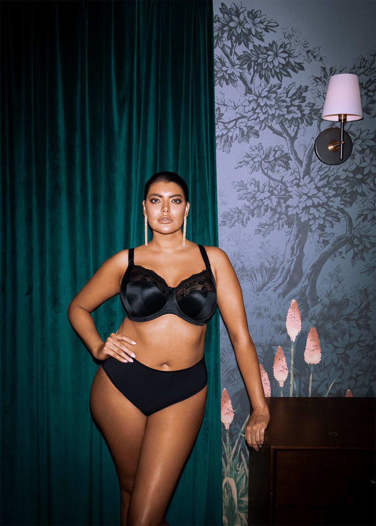 elomi Smooth Black Full Brief