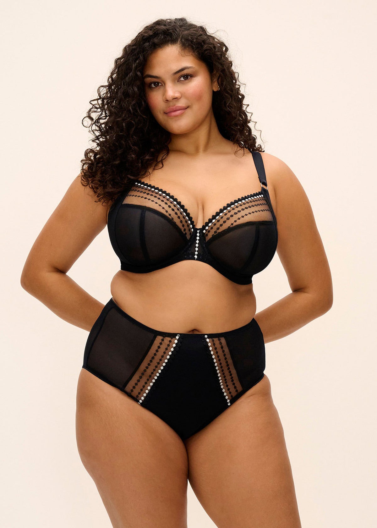 elomi Smooth Black Full Brief