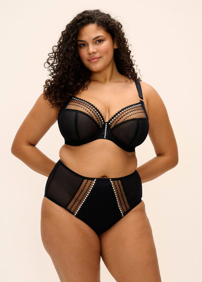 elomi Smooth Black Full Brief