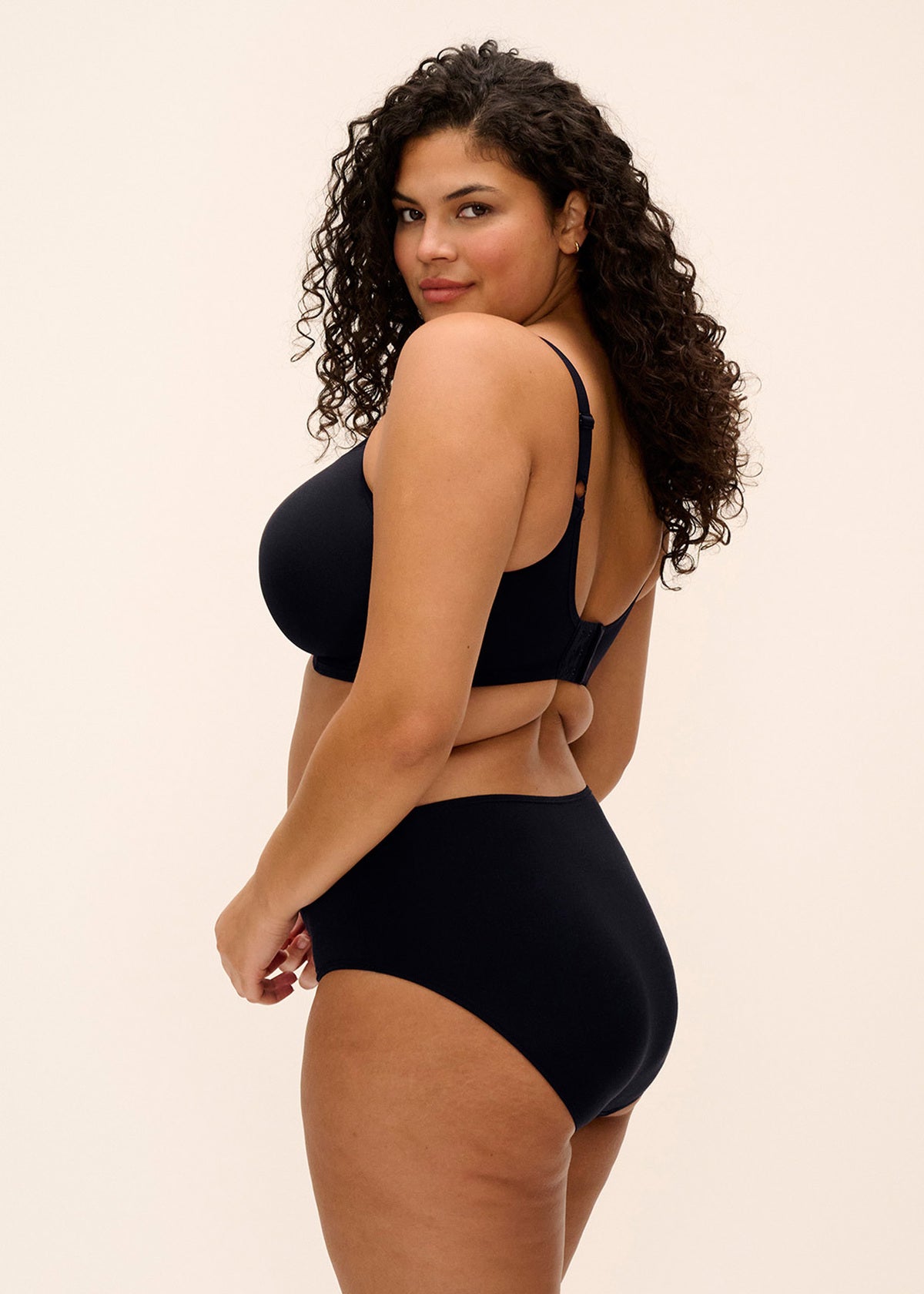 elomi Smooth Black Full Brief