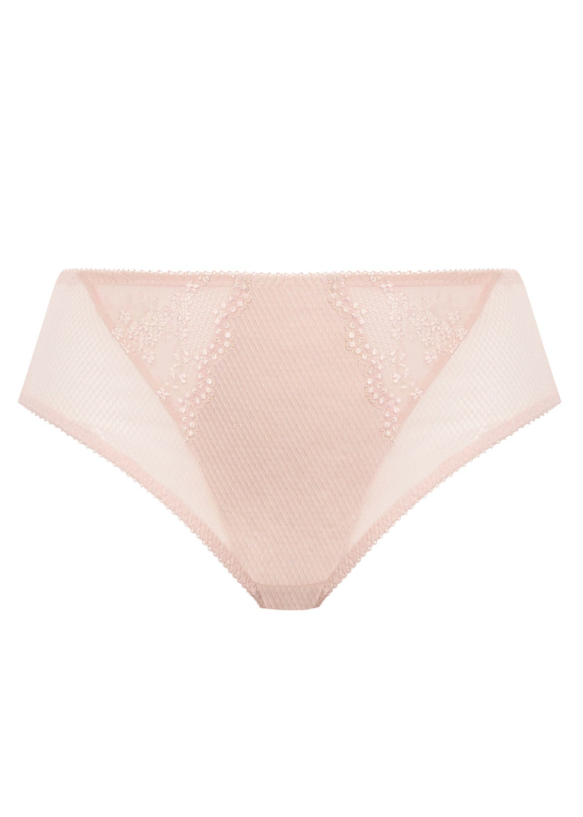 elomi Charley Ballet Pink High Leg Brief
